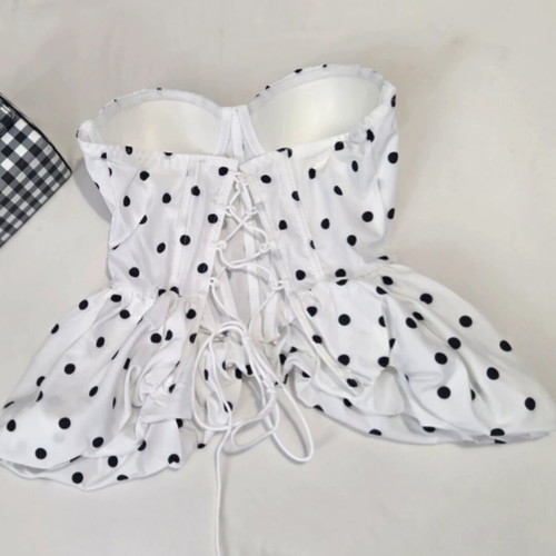 Strapless bustier top like new, one size