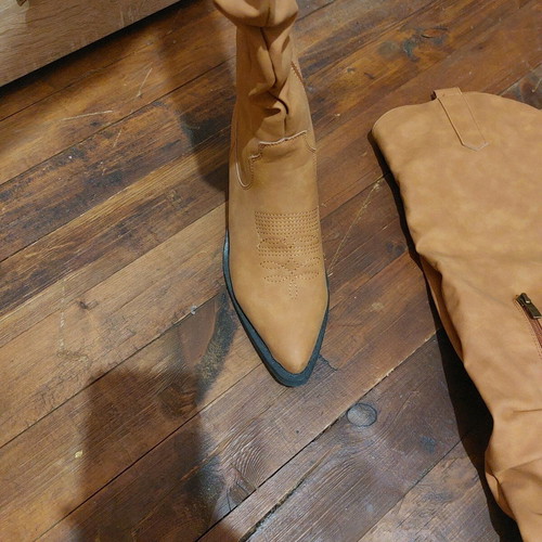 Long brown boots size 38 like new