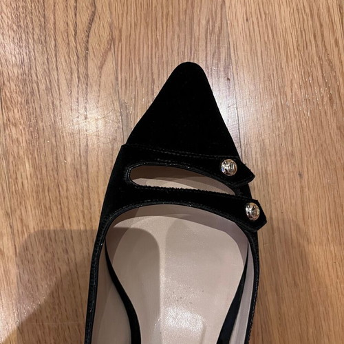 Jimmy Choo London velvet slingback ballerinas size 38.5 like new