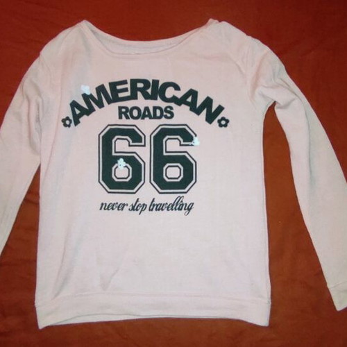 soft pink hoodie small