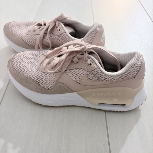 Nike Air Max trainers sneakers used, size 38, pink nude color