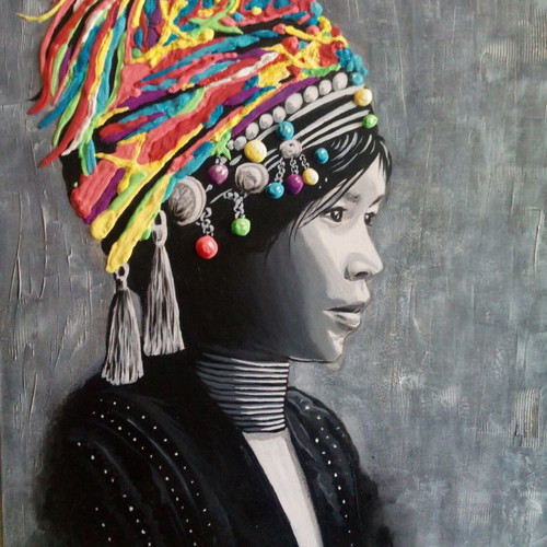 Painting used, graffiti study by artist Seaty titled "Kengtung"