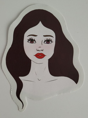 Handmade Princess sticker new