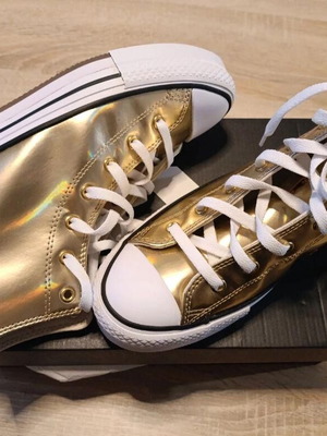 Converse αθλητικά παπούτσια καινούργια, χρυσαφί μέγεθος 40