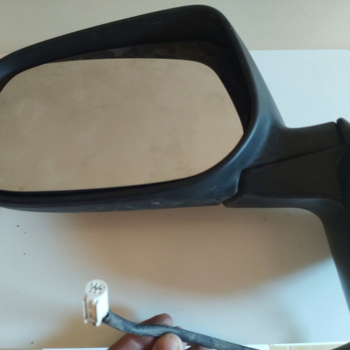 Toyota Auris 2007 driver side mirror used, dark gray metallic
