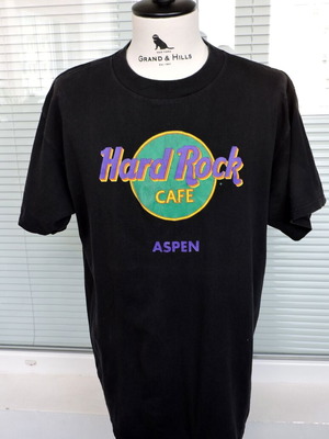 Hard Rock Cafe Aspen 90s Vintage Men's Black T-Shirt XL used