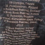 Placebo 2009 tour t-shirt, XL, black