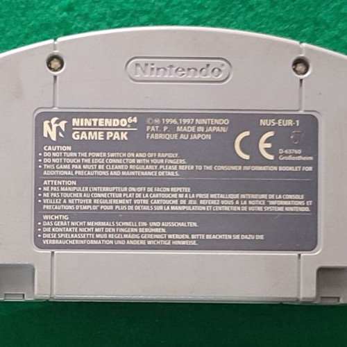 F-1 World Grand Prix Nintendo 64 game cartridge