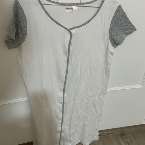 Prénatal maternity and nursing nightdress very soft cotton size M