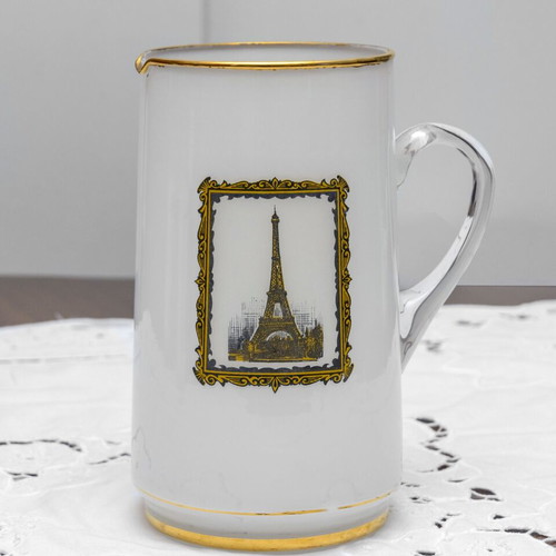 Vintage porcelain water set "Grand Tour" used with monuments