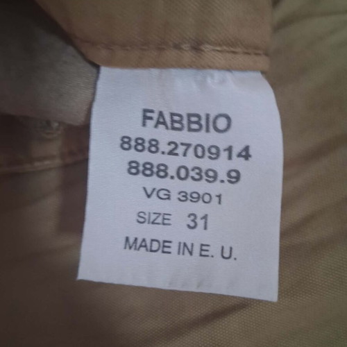 Pants with Buttons Size 31 Used, Brown