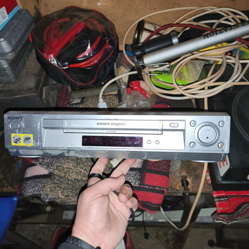 Turntable, CD player and video used set