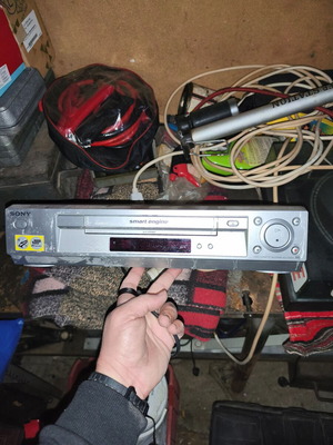 Turntable, CD player and video used set