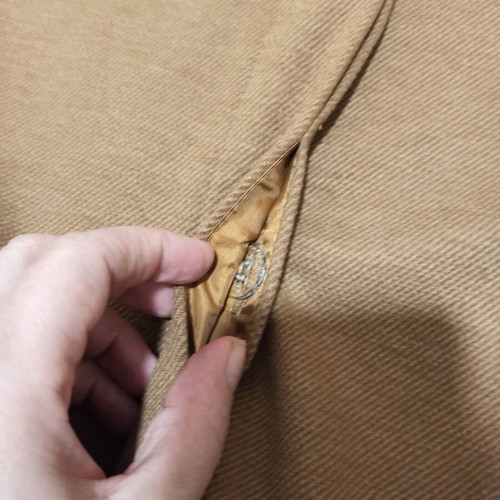 Vintage long coat brown like new, size 44 (L/XL)