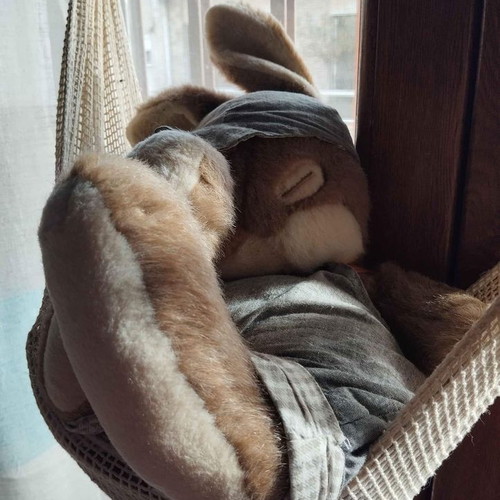Bunny stuffed toy large 40cm used with Softies hammock