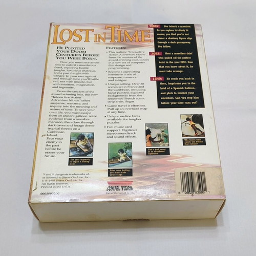 Lost in Time PC game Big Box, Coktel Vision