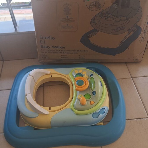 Chicco Girello DJ Baby Walker like new with activity panel