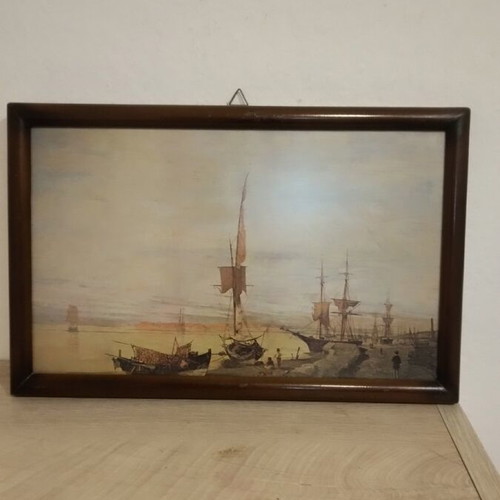 Lithography prints like new, set of 2, sizes 34x26 and 36x25