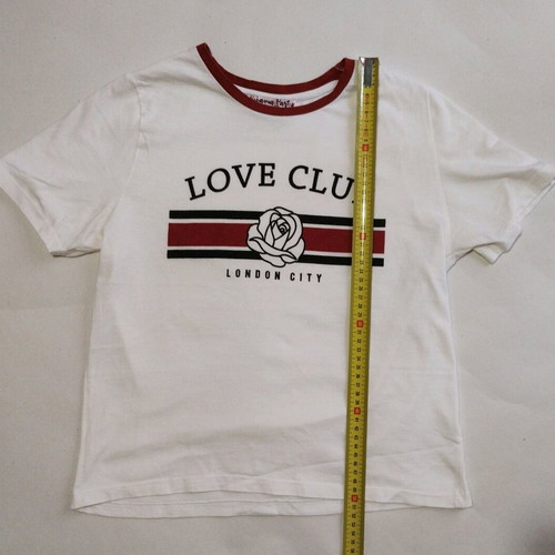 T-shirt Jennyfer Small new, white, burgundy, black