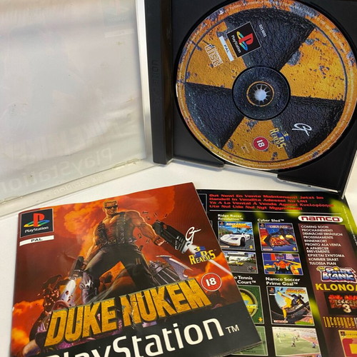 Duke Nukem PlayStation PS1 used, complete with inserts, English