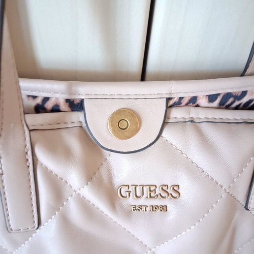 Guess nude pink large shoulder bag used