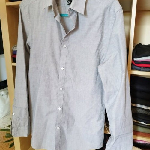 H&M slim fit shirt gray, like new, size S