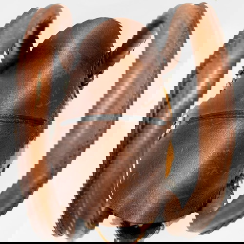 Кафява кожена мини чанта Diesel употребявана