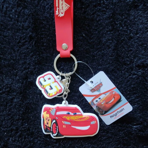 McQueen Team Keychain new, red