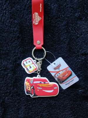McQueen Team Keychain new, red