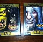  Warcraft 3 Reign of Chaos + Warcraft 3 Frozen Throne Expansion PC CDROM