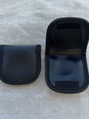 Coin purses new, set of two, black