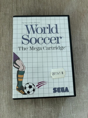 World Soccer Sega Master System game, complete