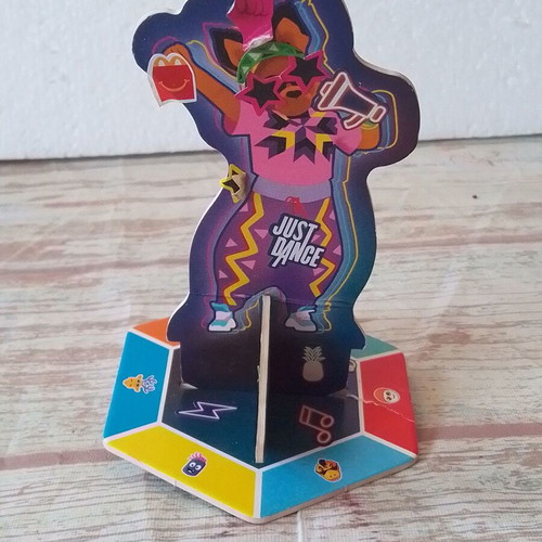 Just Dance paper figure used, Mcdonalds, 12 cm height