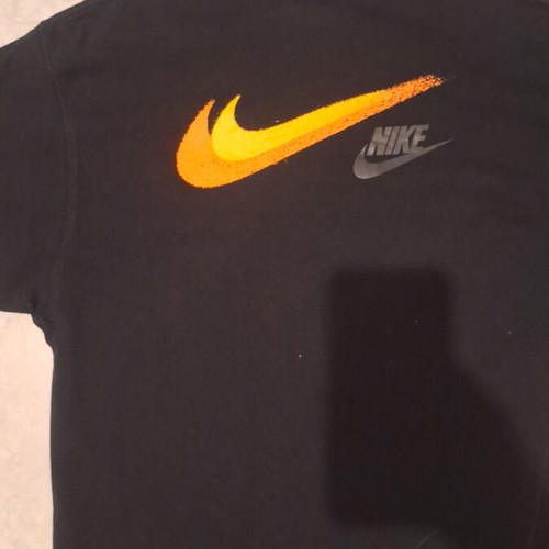 Nike shirt XS, black with orange logo