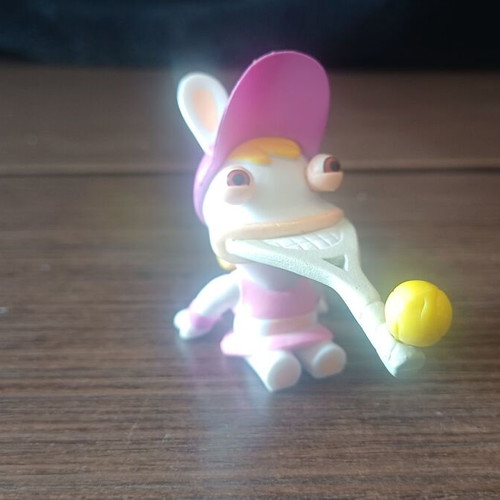 Rabbids figures like new, set of 7 with cards