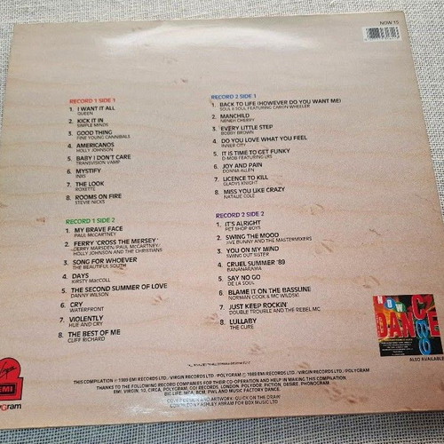 Now That's What I Call Music 15 2XLP used, electronic genre