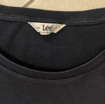 Lee T-shirt black with big logo print size S