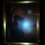 Large Embroidered Frame used