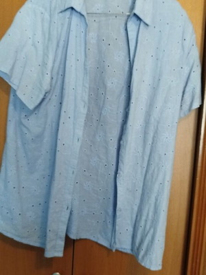 Light blue shirt, size 4XL