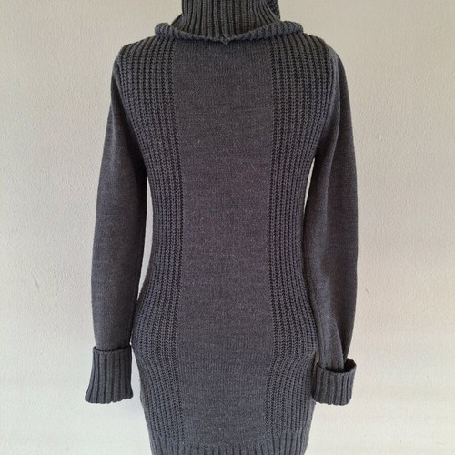 Knitted dress Divided by H&M L like new, gray
