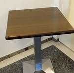 Dining tables set of 9 with metal base and solid wood