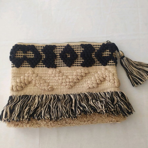 Boho handbag like new with unique design