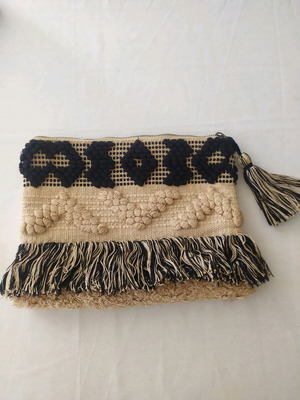 Boho handbag like new with unique design