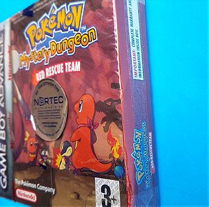 Pokemon  Mystery Dungeon Red Rescue Team Gameboy advance 2006 καινούργιο!!!