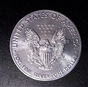 Ασημένιο νόμισμα μιας ουγγιάς - 1oz. American Silver(.999) Eagle 2016