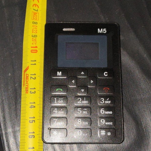 AEKU M5 ultra-compact cell phone new, black