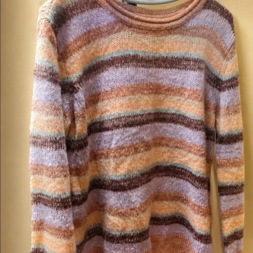 Zara striped pastel sweater like new, size M