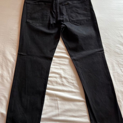 H&M black denim pants size EUR 34 like new