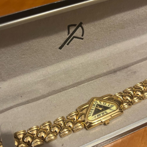 Westar vintage γυναικείο ρολόι Swiss Quartz 18K Gold Electro Plated μπρασελέ σαν καινούργιο
