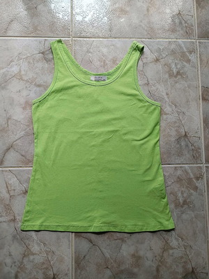 Elisa sleeveless blouse new, green, size S-M
